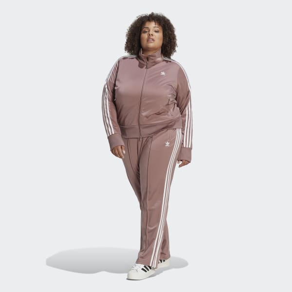 Fioletowy Adicolor Classics Firebird Primeblue Track Pants (Plus Size)