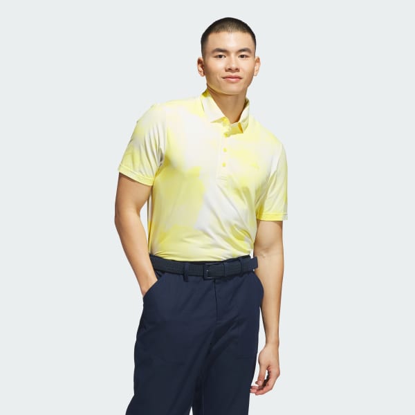 Κίτρινο Ultimate365 Tour Printed Cool Feeling Left Chest Polo Shirt
