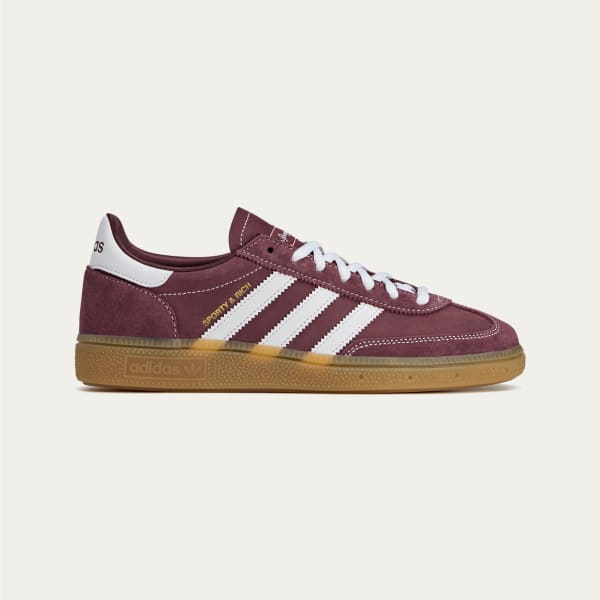 Burgundy Handball Spezial adidas x Sporty & Rich Originals Shoes