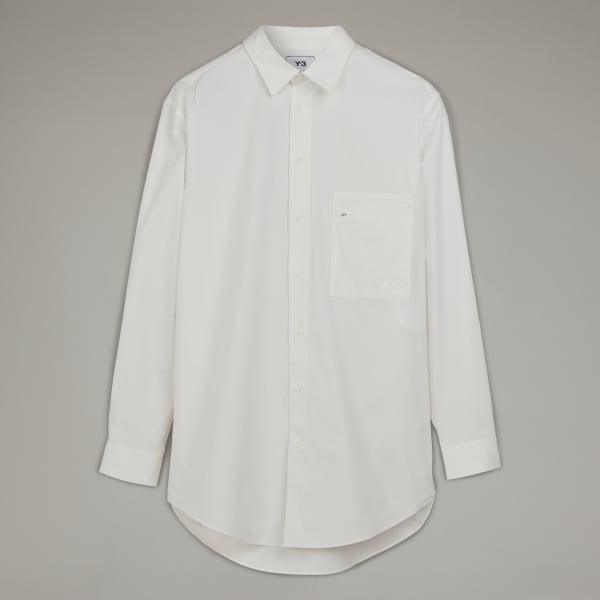 Vit Y-3 Classic Chest Logo Button-Down Shirt