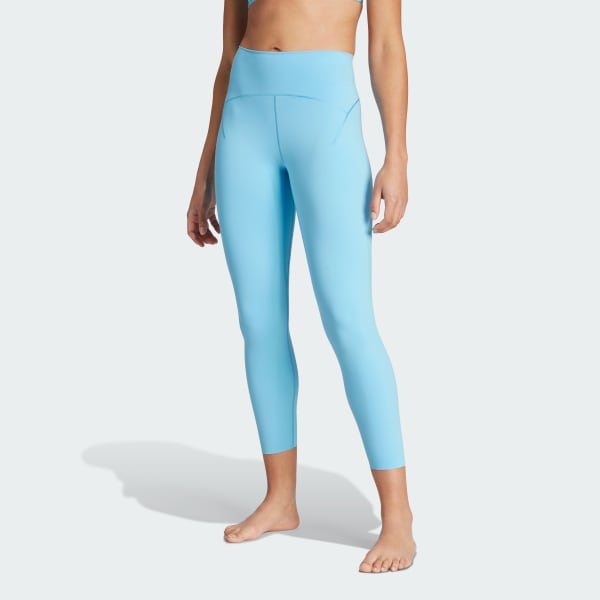 สีน้ำเงิน กางเกงรัดรูปเจ็ดส่วน All Me Luxe