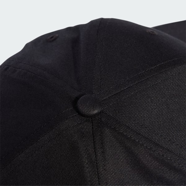 Negro Gorra de Béisbol Linear Embroidery