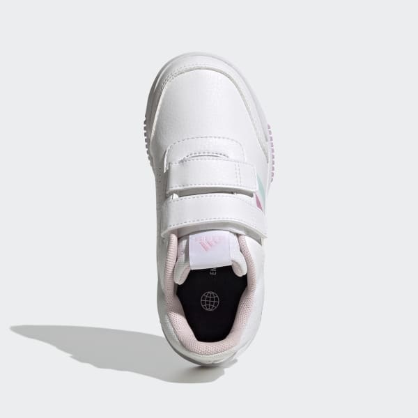 White Tensaur Hook and Loop Shoes