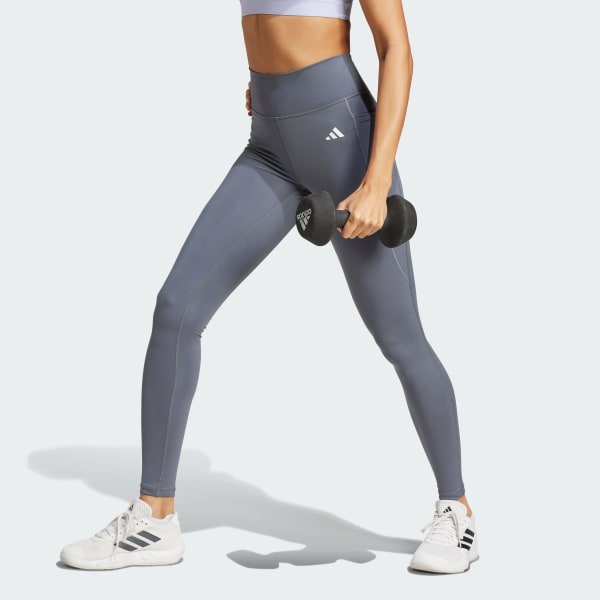 Negro Mallas con bolsillo Optimé Essentials de largo completo