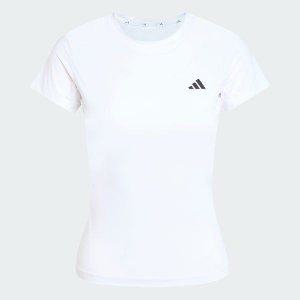 White PrimeLift Essentials Workout Contour T-Shirt