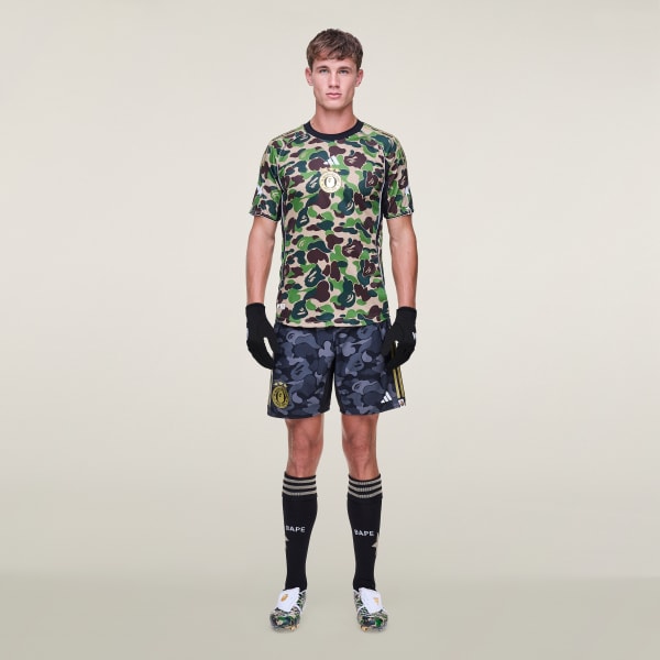 Black BAPE® CAMO GLOVE