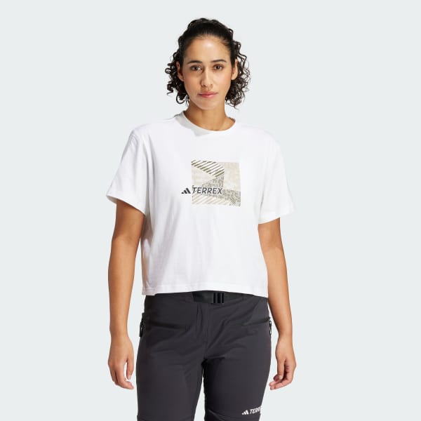 Blanco Polo Estampado Terrex