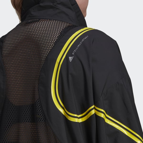 Μαύρο adidas by Stella McCartney TruePace Woven Training Jacket- Plus Size QD683
