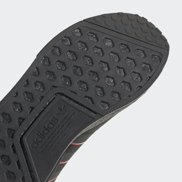 Nmd black with red bottom clearance