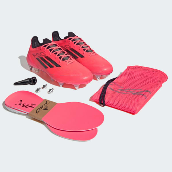 Light pink adidas cleats clearance
