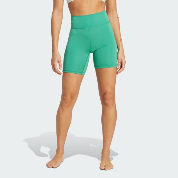 Green All Me Essentials 7-Inch Short Leggings