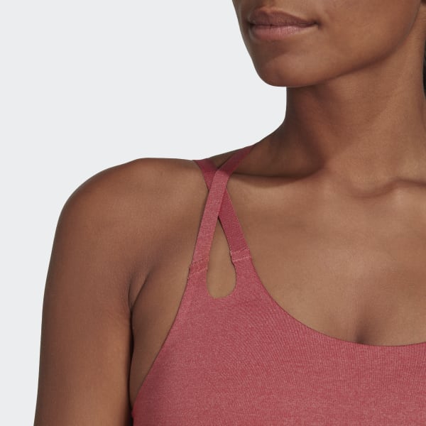 cervená Podprsenka Yoga Luxe Studio Light-Support Fire CE113