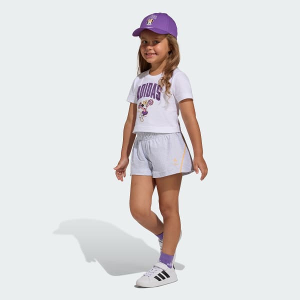 Blanc ENSEMBLE T-SHIRT ADIDAS DISNEY MINNIE MOUSE