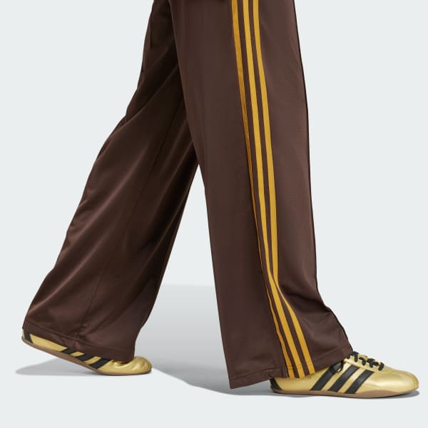Adidas Firebird Track Pants Brown Adicolor Woven Firebird Men's