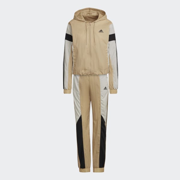 adidas Gametime Tracksuit Beige | adidas UK