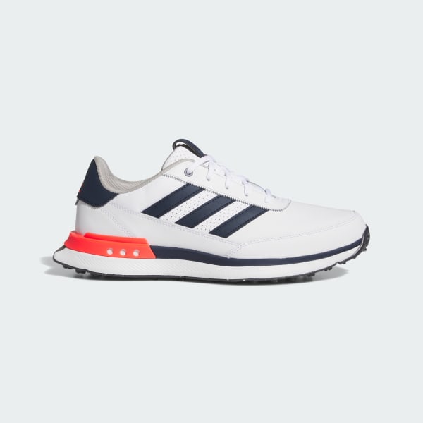 Hvit S2G Spikeless Leather 24 Golf Sko