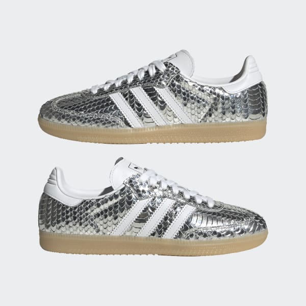 adidas SAMBA SHOES - Silver | Free Shipping with adiClub | adidas US