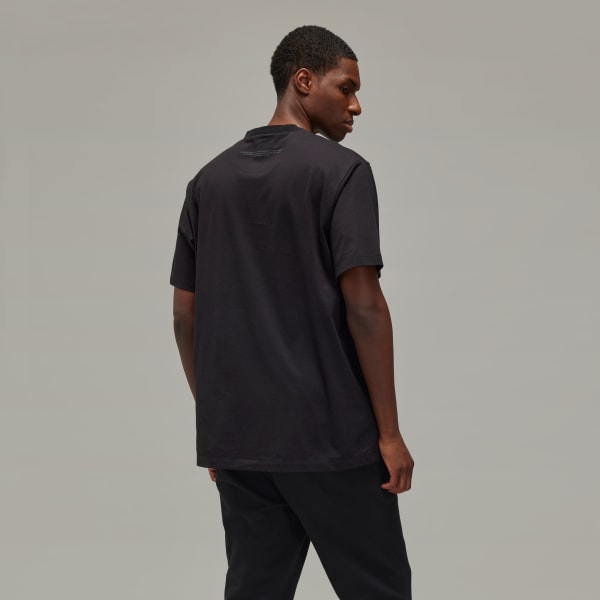 Black Y-3 Logo Short Sleeve Tee