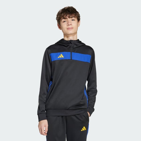 Black Tiro 25 Essentials Sweat Hoodie Kids