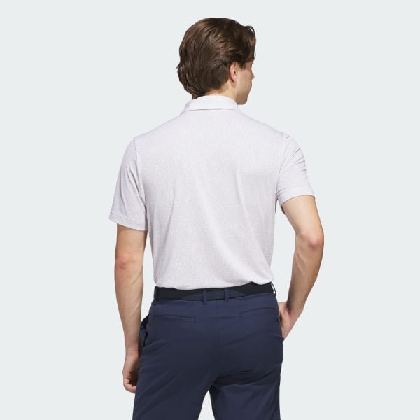 adidas Ultimate365 Mini Bunker Polo Shirt - White | Free Shipping