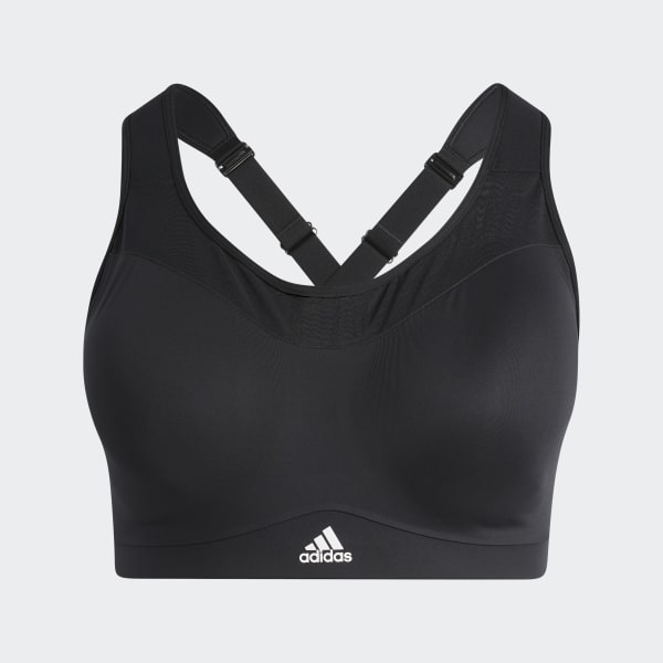Schwarz adidas TLRD Impact Training High-Support Sport-BH