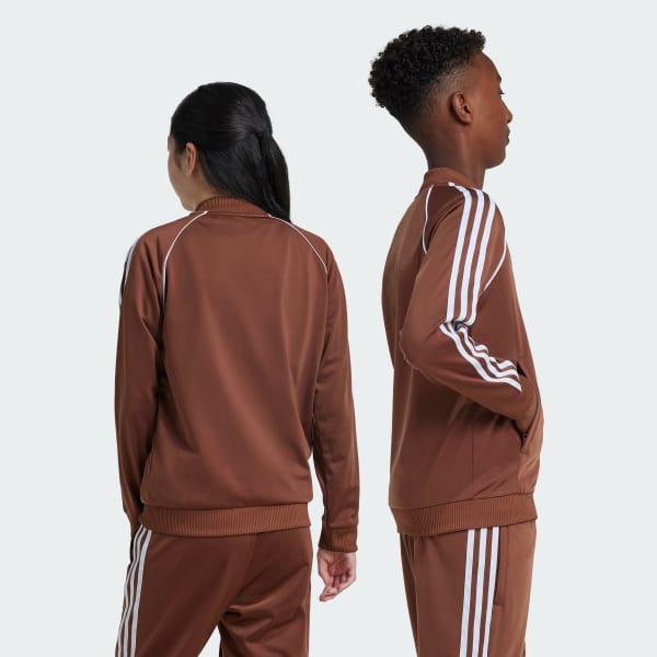 adidas Adicolor SST Track Top Kids Brown Free Shipping with adiClub adidas US