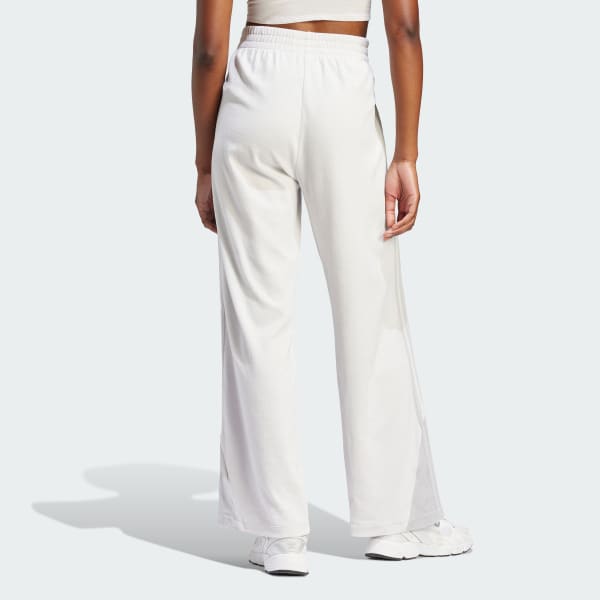 Grey High Waist Velour Pants