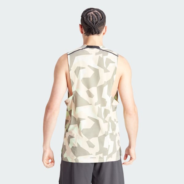 Rosa Playera sin Mangas de Entrenamiento Designed for Training Pro Series