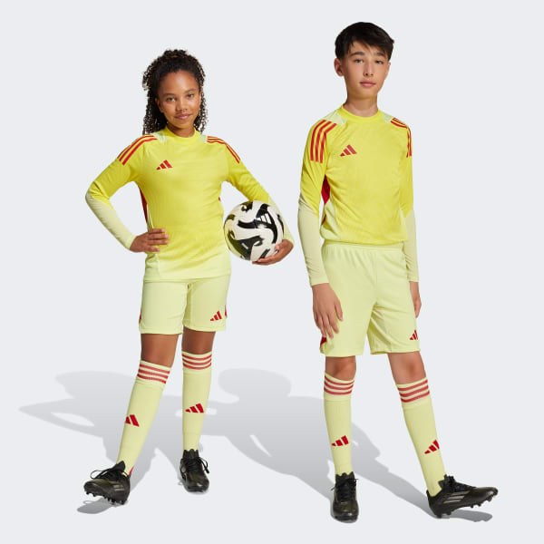 Gelb Tiro 25 Pro Goalkeeper Shorts Kids