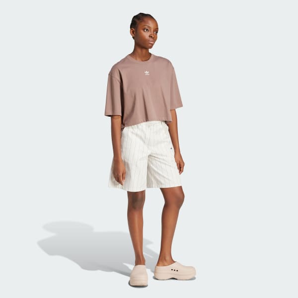 Blanco Shorts Pinstripe