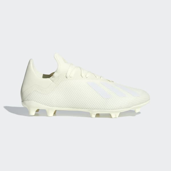 adidas X 18.3 Firm Ground Boots - White 
