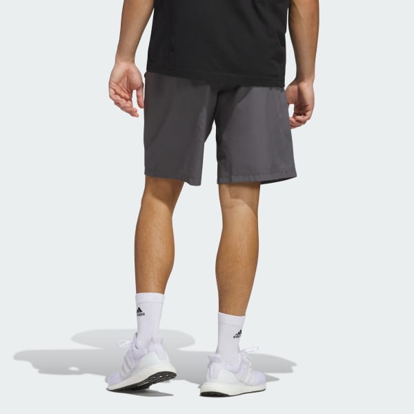 Cinza Shorts Malha Colorblock Aeroready