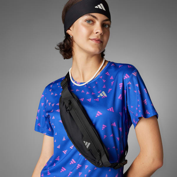 Azul Camiseta Estampada AEROREADY