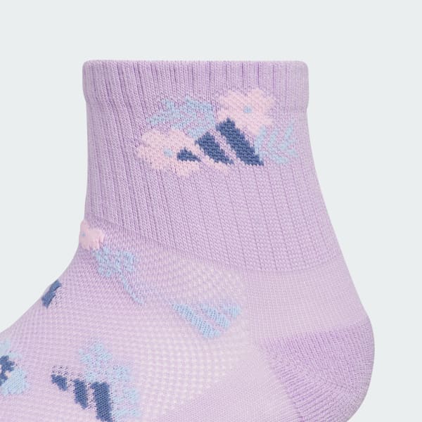 Girl's Cushioned Graphic 6-Pack Quarter