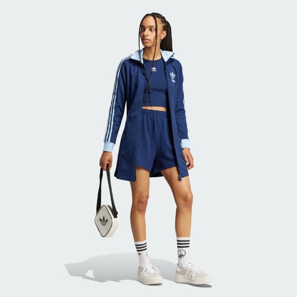 Azul Polo sin Mangas Essentials Acanalado