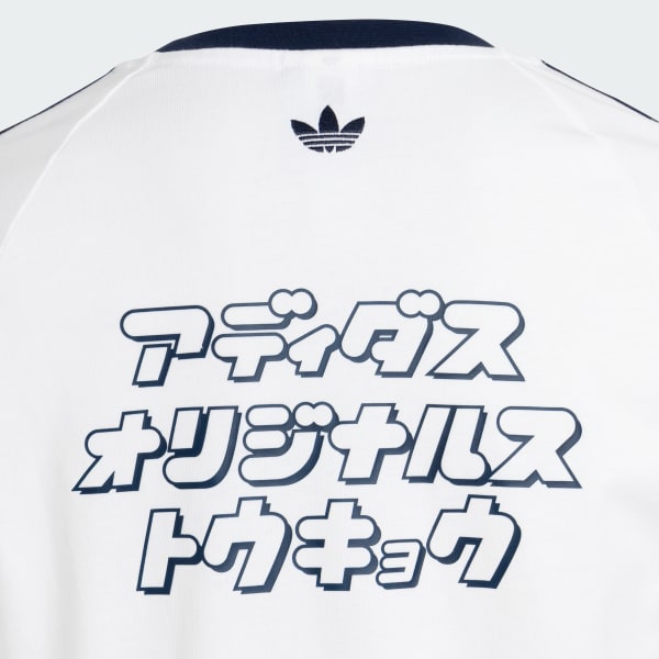 アディダス TYOカタカナ長袖グラフィックTシャツ - ホワイト