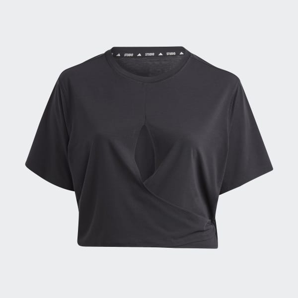Negro Playera Yoga Studio