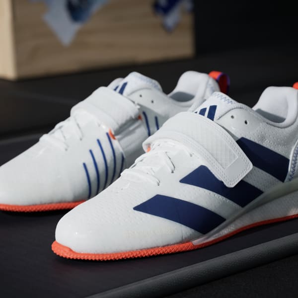 adidas Adipower Weightlifting 3 Shoes - White | Free
