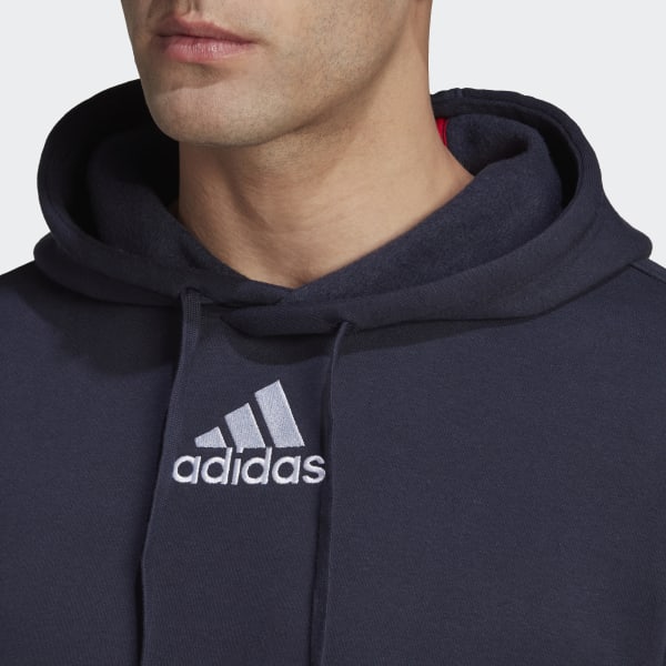 adidas Essentials Colorblock Fleece Hoodie - Blue | Men\'s Training | adidas  US