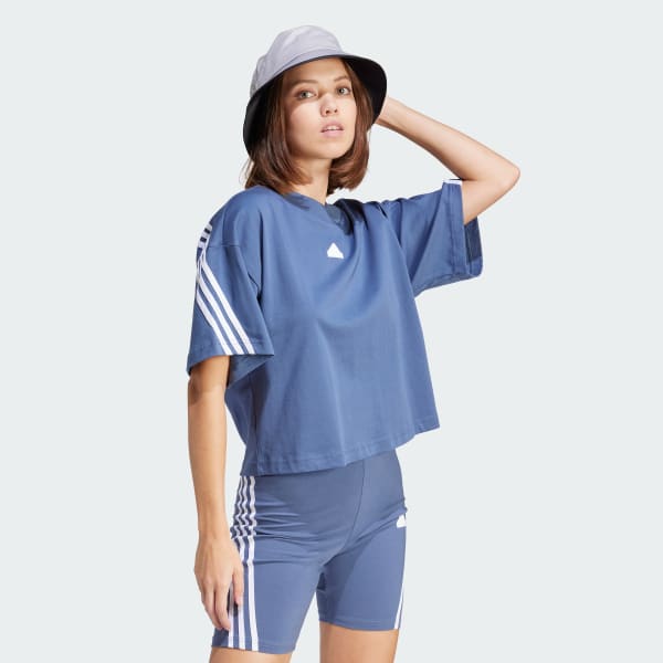 Blu T-shirt Future Icons 3-Stripes