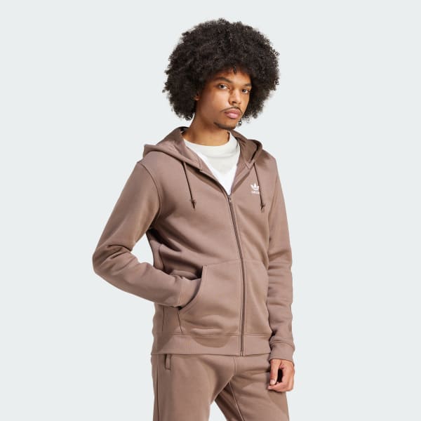 Adidas originals top trefoil zip hoodie