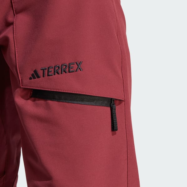 adidas Terrex Xperior Yearound Soft Shell Pants - Burgundy