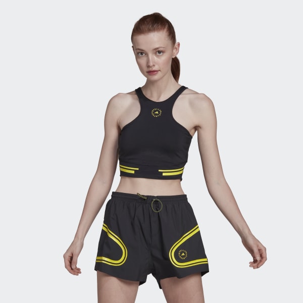 Zwart adidas by Stella McCartney TruePace Croptop HEAT.RDY CL389