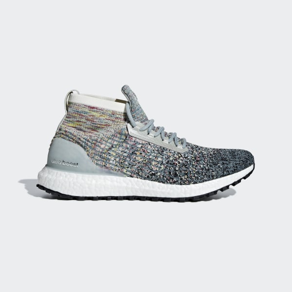adidas ultra boost 3.0 bianche con schizzi colorati