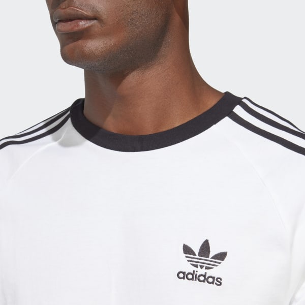 adidas Adicolor Classics 3-Stripes Lifestyle White US - Men\'s Long adidas | Tee Sleeve 