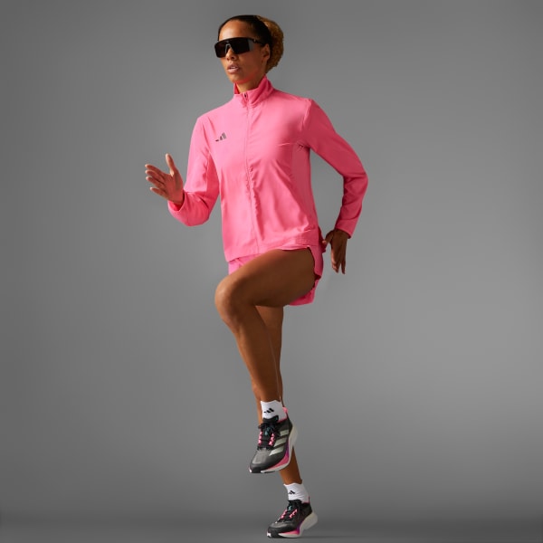 Rosa Chaqueta de Running Adizero Essentials