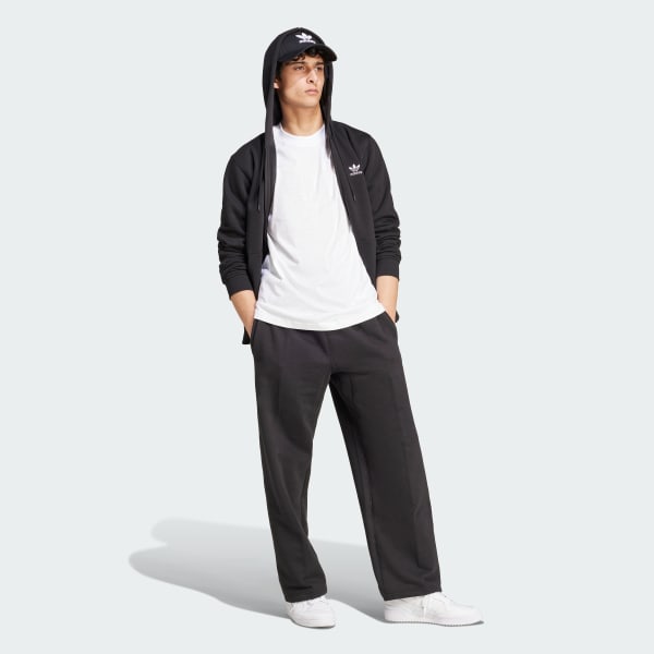 Negro Chaqueta con capucha Trefoil Essentials