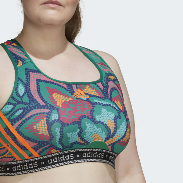 Grun Medium-Support Sport-BH – Große Größen HM020