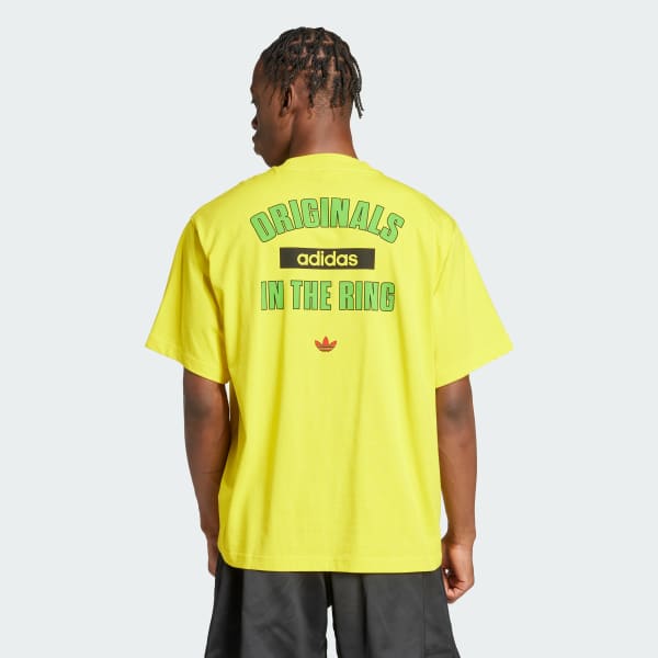 Amarelo Camiseta Estampada adidas Originals In The Ring
