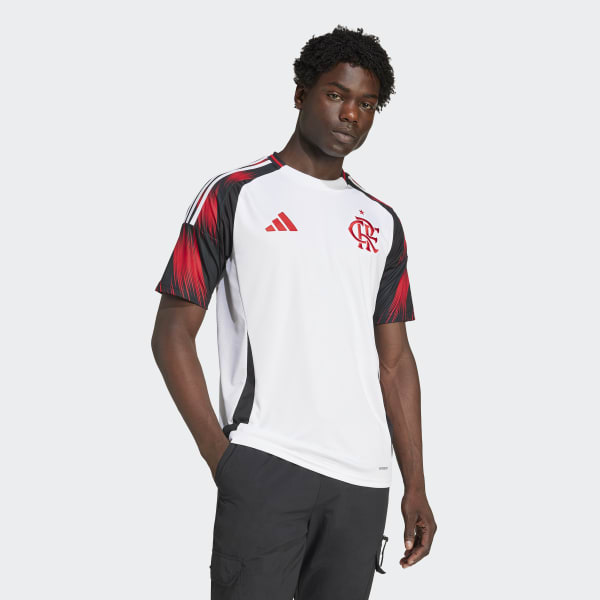 adidas CR Flamengo 25 Away Jersey - White | Free Shipping with